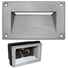 Φωτιστικό Χωνευτό Έμμεσου Φωτισμού LED 1W 230V 3100K Θερμό Φως Αλουμινίου Γκρί 5295 IP54